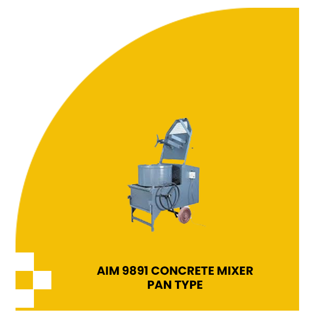 AIM 9891 Concrete Mixer Pan Type
