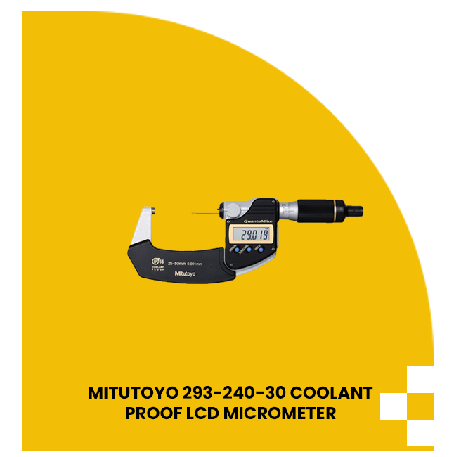 MITUTOYO 293-240-30 coolant proof LCD micrometer
